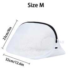 1pc Reusable Washing Machine & Dryer Shoe Bag, 360° Deep Cleaning Suitable For All Shoe Types, With Self-Locking Zipper - Multicolor - View 13