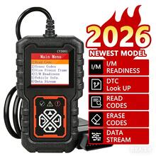 CY3001 OBD2 汽车诊断工具 - 高级发动机故障诊断工具，USB 供电，兼容 1996 年以来的所有车辆，支持 36V，具有 DTC/冻结帧/读取/擦除/数据流功能 - 黑色 - 查看 9