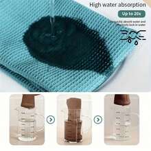 Juego de 3/6 toallas de cocina suaves y absorbentes - Paños de cocina grandes y duraderos de tejido de gofre, de unicolor, a cuadros y a rayas, fáciles de limpiar y secar - Perfectos para cocinar, hornear y la hora del té - 45*65 cm - Ver 9