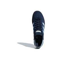 Adidas Originals HANDBALL SPEZIAL Suede Comfortable And Simple Low-Top Sneakers Women's Orange - Blue - View 5