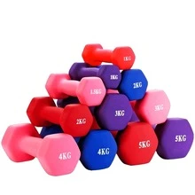 1pc/2pcs Dumbbells, Multi-Color Hexagonal Dumbbells With Anti-Roll Design,Textured/Smooth Surface, Home Fitness, Non‑Slip Dumbbells,Fitness Dumbbells ,Home Workout,Home Exercise Neoprene Dumbbells,Random - Random Color - View 11