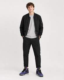 Nike Jordan Air Jordan 4 Rare Air Laser 舒適 中筒 復古籃球鞋 男款 黑灰 - 紫色 - 查看 8