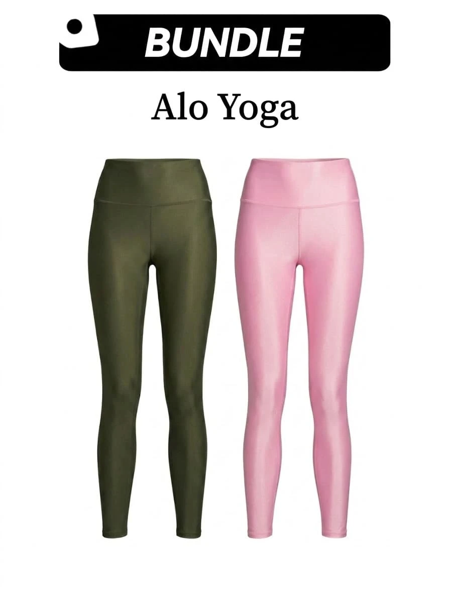 Alo Yoga ALO 7/8 高腰 Airlift 紧身裤 & Alo Airlift 7/8 高腰紧身裤套装 女士塑形 轻盈透气 弹力吸汗保暖 百搭纯色 弹性好 贴身 柔软亲肤 无缝 易洗 速干 易清洁 运动 户外 跑步 瑜伽 健身房 日常 下班后 旅行 上学 春夏 橄榄绿 粉色 W5766r-橄榄绿 W5766r-粉色 - 綠色+粉紅色 - 查看 1