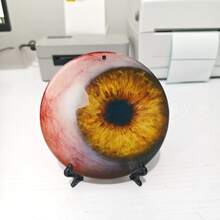 1pc Hyper-Realistic Monster Eye Decor, Acrylic Car Hanging Ornament, Exquisite Desktop Decoration, Realistic Detail Simulated Eyeball, Perfect Gift, Birthday Gift, Halloween Gift, Christmas Gift, Holiday Gift, Present - Multicolor - View 12