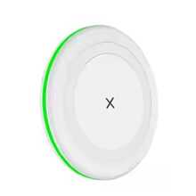 Fast Charging LED Breathing Light Circular 15W Max Wireless Charger Compatible With IPhone 17/16/15/14/13/12/SE/11/11 Pro/XS Max/XR/X/8 And Galaxy S23/S22/Note Series Graduation Memorial Day - White - View 8