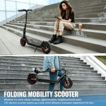 Adult Electric Bicycle,400W Motor,36V 10Ah Battery,8.5inch Air  Tires,Top Speed Of 30 Miles Per Hour,Range Of 30Miles,All-Terrain Electric Bicycle.Effortless Mobility For The Modern City Dweller - 基本的 - 查看 9