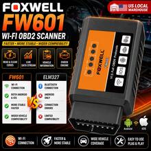 FOXWELL FW601 WiFi OBD2 Scanner For IOS & Android – ELM327 Car Code Reader To Check Engine Light, Easy Car Diagnostic Tool, Perfect Gift For Dad, Husband Or New Drivers, Auto Scanner Compatible With TORQUE/Dashcommand/Scanmaster Lite/OBD Auto Doctor App - FW601 - Xem 1