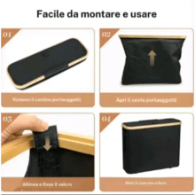 Scatola e supporto per fazzoletti - bianco - Visualizzare 5