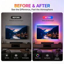 LED Light Strip Controlled By An Intelligent APP, Featuring Music Synchronization And Timing Functions, DIY Lighting Modes, Living Rooms, And Is Essential For Lighting Decoration During Christmas, Halloween And Birthday Parties. - Multi-color light - View 7