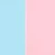 Peach Pink + Sky Blue