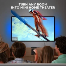 1pc Compact 1080P Region-Free High-Definition ABS H-DMI DVD Player, Modern Black Slim Desktop Multimedia Disc Player With USB Input, AV Output, Remote Control, Progressive Scan, CD MP3 JPEG Playback For Smart TV Home Theater Bedroom Travel Holiday Entertainment All-Season Use - US A Type Plug(110-127V) - View 9