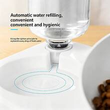 Automatic Pet Water Dispenser, Cat And Dog Food And Water Feeding Bowl, Cat Bowl And Pet Water Supply. - 1L - View 3