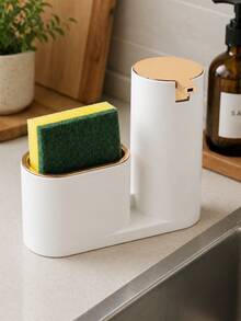 Sponges & Scouring Pads - Blanco con oro - Ver 1