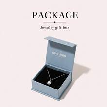 1 chiếc dây chuyền mặt ngọc trai bằng bạc sterling 925, kiểu dáng tối giản, hình giọt nước không đều, trang sức thanh lịch dành cho nữ. - Bạc - Xem 5