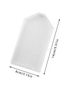8*14cm Plateau de tri de perles facile pour débutants, plateau de peinture de diamant en plastique avec bec verseur, disponible en blanc, vert, bleu, violet, boîte de rangement antidérapante pour peinture de diamant, convient aux hobbyistes de perles intermédiaires et aux artisans professionnels de peinture de diamant - Ensembles - Voir 8