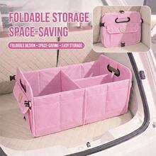 Car Accessories Interior | 1pc Foldable Car Trunk Storage Organizer With Handle, Fits Most Vehicles To Keep Trunks Tidy - Car Accessories For Women - 彩色 - 查看 1
