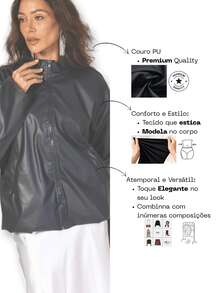 Premium Leather Lined Luxury Bomber Jacket For Autumn And Winter - màu đen - Xem 5