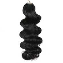 Y WIGS Miracle Knots 100% Remy 真人髮鉤編髮 100 股 14-20 英吋 自然色 大波浪 預分束 輕量耐用 羽毛般輕盈 適合運動、聖誕、日常與節日 - Natural Black - 查看 6