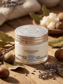 Shea Butter Light Comforting Face Cream 1.7oz/50ml With 5% Shea Butter To Suit Normal To Combination Skin, Even Sensitive Girlfriend Wife Mother Friend Boyfriend Husband Father Brother Birthday Graduation Party Travel Camping Outdoors School Campus Trip Festivals Anniversary Office Winter Christmas Special Occasions, Party - Multicolor - View 1