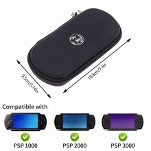 1个便携式防刮硬质EVA保护套，防水旅行收纳盒，适用于PSP 1000 2000 3000游戏机 - 查看 2