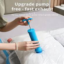 Vacuum Storage Bag Kit, 5 Pieces, 50x60cm, With Manual Pump, Compact, Airtight, For Home Organization In Bedrooms And Wardrobes. - Xem 7