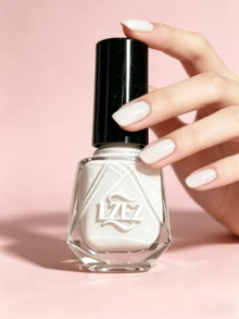 1 Chai Sơn Móng Tay Gốc Nước Mới 2026 - LZEZ, 8ml, Không Cần Nướng, Dễ Bóc, Lâu Trọn, Khô Nhanh, Nghệ Thuật Làm Móng Dành Cho Học Sinh, Không Cồn - trắng - Xem 3