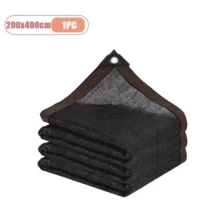Vải che nắng cho giàn che (2x2m, 2x4m), lưới che nắng, viền có khoen, thích hợp cho nhà kính trồng cây, sân vườn, hiên nhà. - màu đen - Xem 12