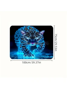1. Thảm lót cốp xe bằng polyester in họa tiết da báo - Chống bụi, bền, dễ vệ sinh, hiệu ứng 3D sống động, thiết kế thời trang và thanh lịch, phù hợp với nhiều dòng xe | Thảm lót cốp phong cách | Thảm lót cốp bền | Tấm lót cốp xe - A - Xem 3