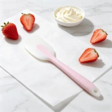 2/4pcs Mini Semi-Transparent Silicone Spatula, Heat-Resistant Scraper Suitable For Jam, Cake, Butter, Cream, Baking, Kitchen Tool, Household Essential - View 10