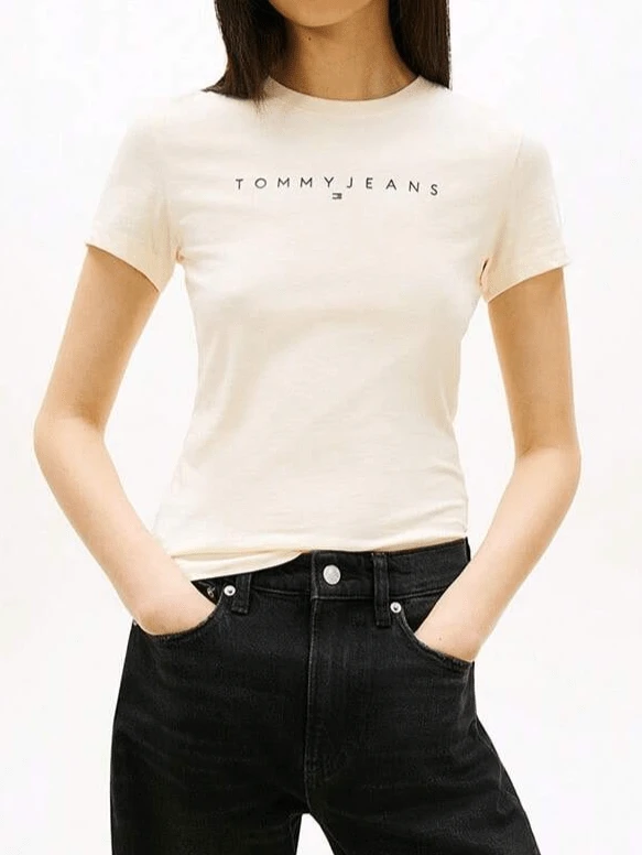 Linear Women´S T-Shirts Almost Yellow - Almost Yellow - View 1