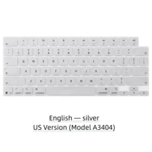 1pc Minimalist Design Silicone Keyboard Cover Skin US For MacBook Neo 13 Inch (A18) Pro 2026 Release Model A3404 256GB With Touch ID | QWERTY English | Anti-Scratch | Soft Protector With 5 Colors Available - View 2