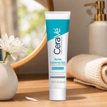 CeraVe Acne Control Gel, 2% Salicylic Acid Treatment With Glycolic Acid + Lactic Acids + Niacniamide, Acne Gel Helps Clear Blemishes Without Over Drying 1.35 Fl Oz - Ngôi sao - Xem 3