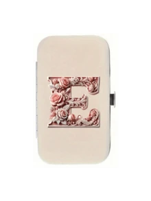 7 Stück/Set Rosa Rosen Schloss Buchstaben Muster Reise Nagel Set, Schloss Kunst Design Buchstaben A-Y, Großer Kapazität Nagelpflege Box Aufbewahrungsbox, mit Edelstahl Werkzeugen, Ultra scharfer spritzwassergeschützter Nagelknipser Set, klassisches Design Schneidebox, verwendet für mobile Schönheitsartikel, Reisen, Ausflüge, Internat und Familien Grundbedarf, Lehrertags Geschenke, Muttertags Geschenke - Verschiedenfarbig - Übersicht 20