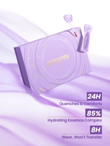 COLORKEY 6件組水感唇釉禮盒，液體口紅，防水液體口紅，霧面不沾杯唇釉，持久不褪色，適合春夏，減淡唇部細紋液體口紅旅行套裝唇彩組合，品牌 Bea - Mini Liquid Lipstick Set - 查看 5