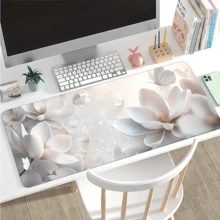 Extra Large Sunflower Mouse Pad, Gaming Desk Mat, Big Keyboard Pad, Washable, Rubber Non-Slip Bottom, Locked Edge Design, Gift Mouse Pad, Desktop Protector, Study Desk Mat, Multiple Sizes Available, Computer Keyboard Pad, Laptop Pad - C - View 2
