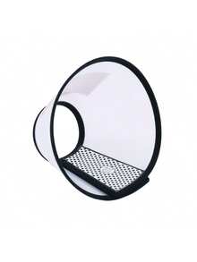 1 Pieza Collar Protector Para Mascotas Para Recuperación, Cono Protector Para Perros Y Gatos, Anti-lamido Y Anti-mordida - Blanco - Ver 15