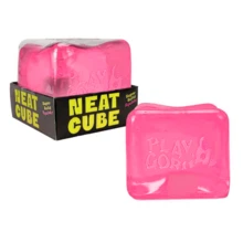 Nee–Jelly Squish Toy, Super Sensory Squeeze Toy - [Jelly Edition] More Fun & Playability, 3.25 Inch Cube(Blue, Purple, Pink) - 粉紅色果凍版 - 查看 7