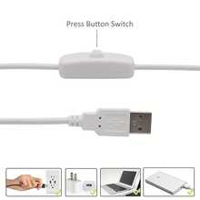 Dây đèn LED cấp nguồn USB, có công tắc tích hợp, băng dính tự dính linh hoạt, thích hợp cho phòng ngủ và chiếu sáng cạnh giường ngủ. - Dây đèn chuyển mạch 501 - Xem 2