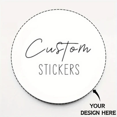 4cm 100-1000pcs Customized Waterproof Stickers | Personalized Stickers | Logo Stickers | Business Stickers | Labels | Postage Labels | Order Stickers | Wedding Stickers | Party Stickers | Birthday Stickers | Graduation Gift Stickers | Halloween Stickers | Christmas Stickers | Thanksgiving Stickers | Holographic Stickers | Paper/Vinyl/Holographic/Transparent Autumn Festival, New Year Party And Celebration Stickers, Autumn Home Decor, Christmas Decoration, Home Harmony