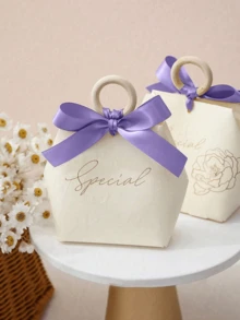 10 piezas Caja de regalo de dulces DIY, caja de embalaje de dulces para boda, caja de paquete de regalo para ocasiones festivas - caja de regalo - Ver 11