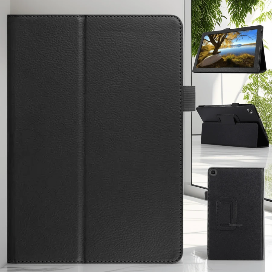 Bao da máy tính bảng kiểu sách có chân đế, tương thích với iPad Air/Pro, Mini 6/7, Air 11/13, Pro 13, Galaxy Tab A7 Lite/A9/A11 8.7, A9 Plus/A11 Plus, S9/S10/S9FE/S10FE/S10 Lite, kèm ngăn đựng bút.