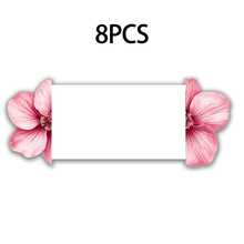 Tarjetas de visita sociales personalizadas, tarjetas de visita florales plegables personalizadas, tarjetas de información personalizables, adecuadas para que individuos, tiendas y empresas aumenten su visibilidad, nuevo diseño - multicolor - Ver 9