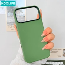 Koolife 1 件装绿色 PU 皮革纹理手机壳，PC+TPU 材质，兼容 MagSafe，防震防指纹，适用于 Apple 17/17 Pro/17 Pro Max - 綠色 - 查看 4