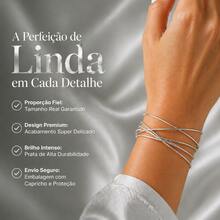 Silver Plated Guitar String Bracelet (SEMI-JEWELRY) - Silver - View 2
