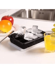 1/2pcs Black Minimalist 15-Cavity Silicone Tray, Suitable For Home, Bar, Club And Outdoor Beverage Preparation, Applicable For Cocktails And Fruit Pairing, Kitchen Utensils, Kitchen Accessories - Multicolor - View 7