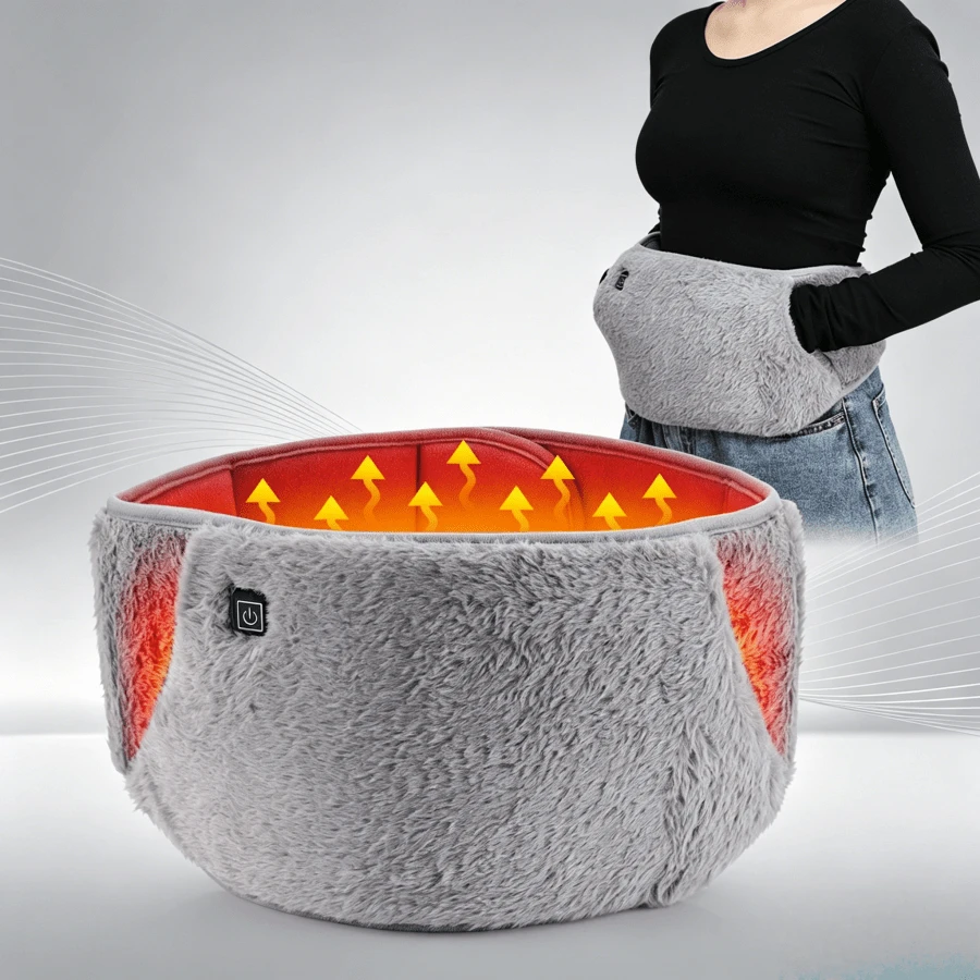 EOLOVA 1 đai làm ấm, đai sưởi ấm eo bằng điện, đai làm ấm kinh nguyệt, 3 mức nhiệt độ, miếng đệm sưởi ấm eo cấp nguồn USB di động, chườm nóng, lựa chọn quà tặng ngày lễ, món quà hoàn hảo cho gia đình, bạn bè và bạn gái của bạn