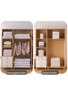 Kit Of 10 Vacuum Storage Bags For Clothes, 3 Sizes: 5 - 50x60cm / 3 - 60x80cm / 2 - 70x110cm For Travel + 1 Manual Pump - Clear - View 6