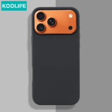 Koolife 磁吸式 1 個裝黑色 PU 皮手機殼，PC+TPU 材質，支援 MagSafe，防摔防指紋，適用於 Apple 17/17 Pro/17 Pro Max/16/15/14/13 - 黑色 - 查看 3