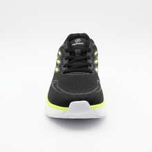 Men's Athletic Shoes For Gym And Running Fitness Men's Gym Shoes Promotion Style, Comfort And Performance At An Affordable Price Simple Athletic Lace-Up - 黑色/檸檬色 - 查看 4