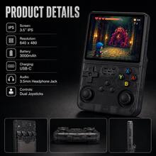 KEELEAD 升級版 R36S 復古掌上遊戲機，配備 3.5 吋經典 IPS 娛樂螢幕、64GB 儲存空間、USB 充電、便攜式遊戲裝置、高品質顯示螢幕、便攜式口袋視訊播放器 - 查看 10